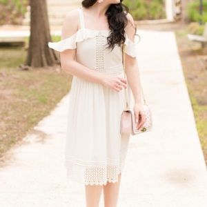 Loft off the shoulder dress